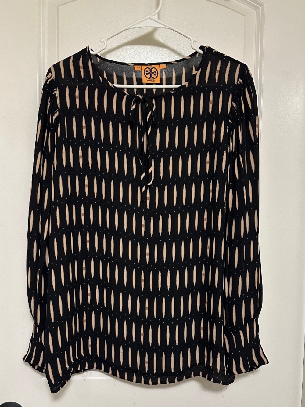 Tory Burch 100% Silk Blouse Size 4